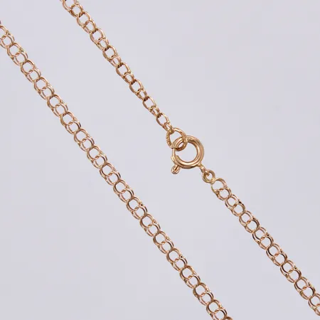 Collier bismarck, längd: ca 43cm, bredd: ca 3mm, NSE, 18K Vikt: 4,2 g