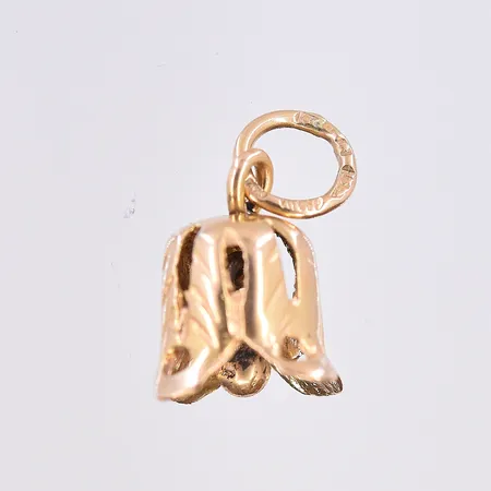 Hänge Blåklocka, längd 15 mm, bredd 8 mm, 18K. Vikt: 1,4 g