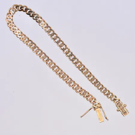 Armband Pansar, längd 19 cm, bredd 5 mm, 18K. Vikt: 10,3 g