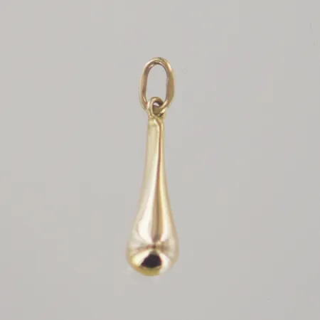 Hänge droppe, längd  2 cm, 18k Vikt: 0,5 g