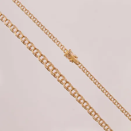 Collier Bismarck, 43cm, bredd:3-5mm, 18K 12,5g.