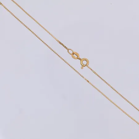 Kedja, Venezia, 39cm, bredd 1mm, 18K Vikt: 2,3 g