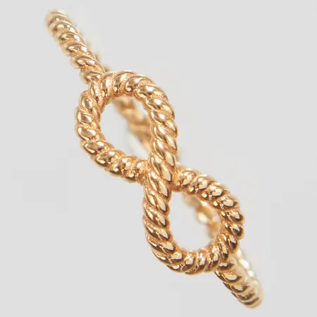 Ring, Infinity, stl 18¼, bredd 1,5-5,5mm, ostämplad, 18K Vikt: 1,6 g