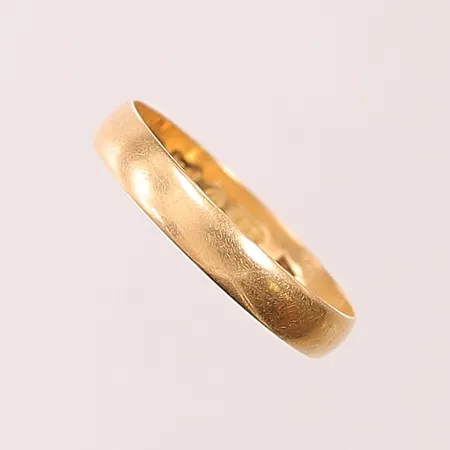 Ring, slät, Ø18½, bredd: 3,5mm, 18K, 1,6g.