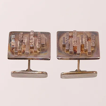 Manschettknappar, Claes E. Giertta, 20,5x20,5mm, tillhörande etui, 830/1000 silver, 24,8g.