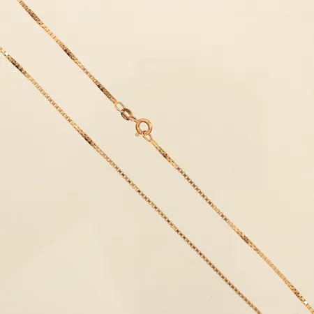 Kedja Venezia, längd 46cm, bredd 1,3mm, 18K  Vikt: 7,2 g