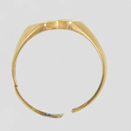 Ring, defekt, 18K Vikt: 1,2 g
