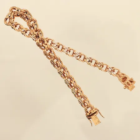Armband ca 20,5cm, bredd ca 5,4, höjd ca 5,4mm, 18K Vikt: 31 g
