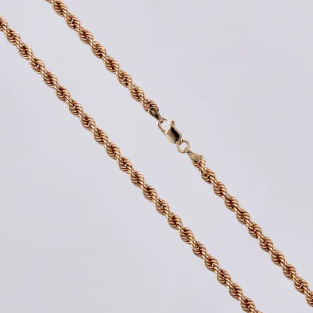 Kedja cordell, längd: ca 54cm, bredd: ca 4mm, 18K Vikt: 9,7 g