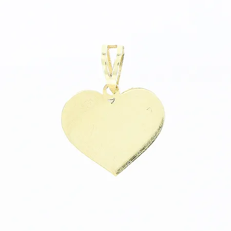 Hänge, hjärta, 11,5x14,5mm, 14K Vikt: 0,2 g