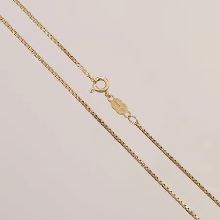 Kedja rundad Venezia, 40cm, bredd:1mm, 18K 5,1g.