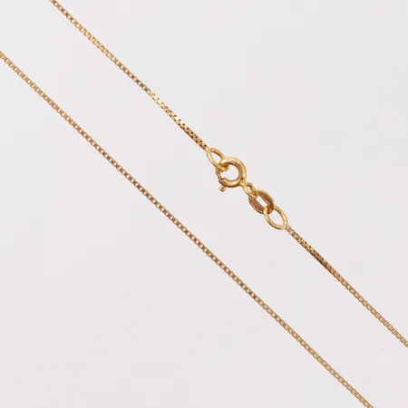 Kedja Venezia, längd 40cm, bredd 1mm, 18K.  Vikt: 2,4 g