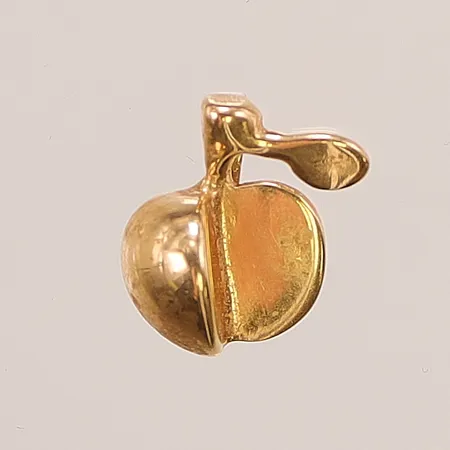 Hänge "äpple", 12mm, 18K 1,6g.