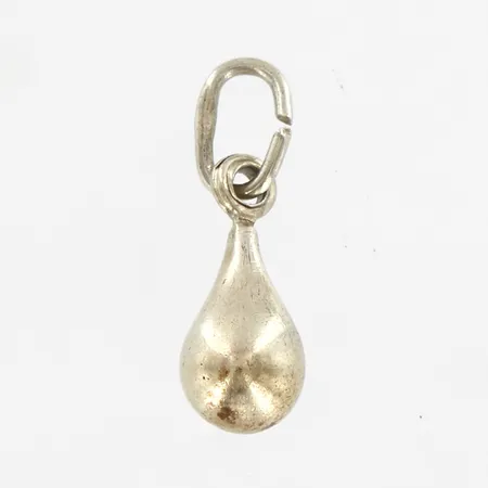 Hänge droppe, 15mm, sliten förgyllning, silver 835/1000 Vikt: 0,9 g