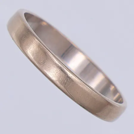 Ring, slät, stl 17½, Rosin år 1975, vitguld, 18K Vikt: 2,6 g