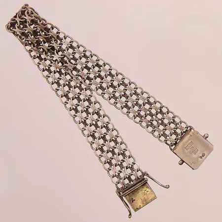 Armband, 19cm, bredd:13mm, 830/1000 Silver 15,7g.