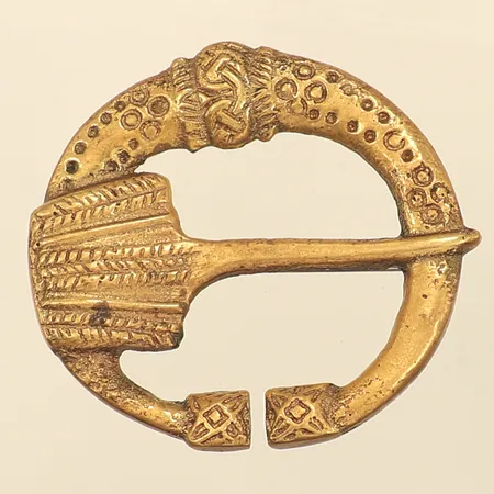 Brosch Kalevala, Ø44mm, Finland, brons