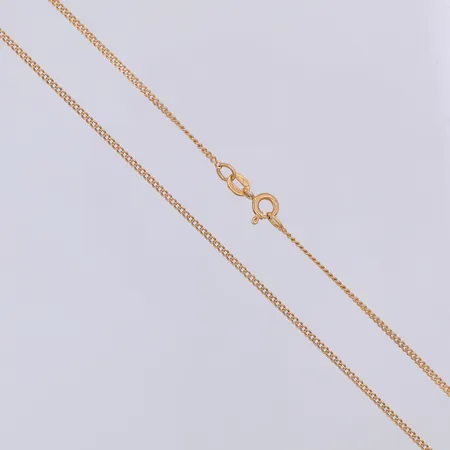 Kedja, Pansar, 54,5cm, bredd 1,5mm, Balestra, 18K Vikt: 3,8 g