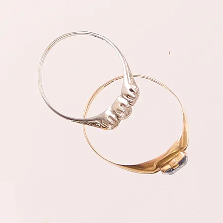 Diverse guld, defekt, 18K, 4,3g.