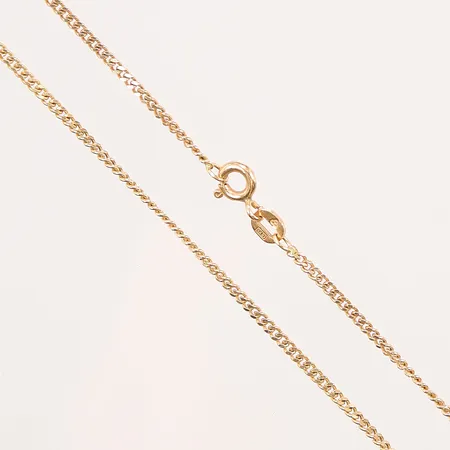 Kedja pansar, 70cm, bredd:1mm, 18K 7,0g.