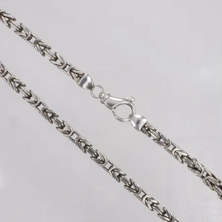 Kedja, Kejsar, 54,5cm, bredd 5,7mm, 925/1000 silver  Vikt: 93,5 g
