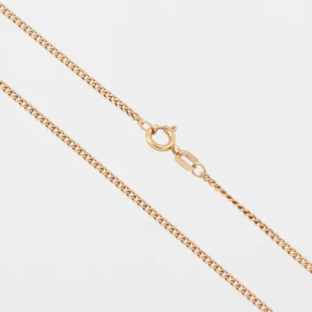 Collier Pansar, längd ca 51 cm, bredd ca 1.6 mm, 18k. Vikt: 5,1 g