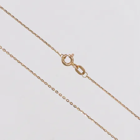 Kedja, Ankar, Guldfynd, 45,5cm, bredd 1mm, 18K  Vikt: 1,3 g
