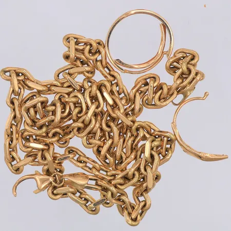 Defekt guld, 18K Vikt: 11,3 g