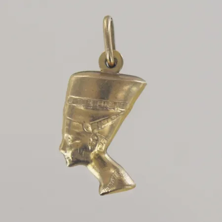 Hänge Nefertiti, L 2,5 cm,  9k  Vikt: 1,3 g