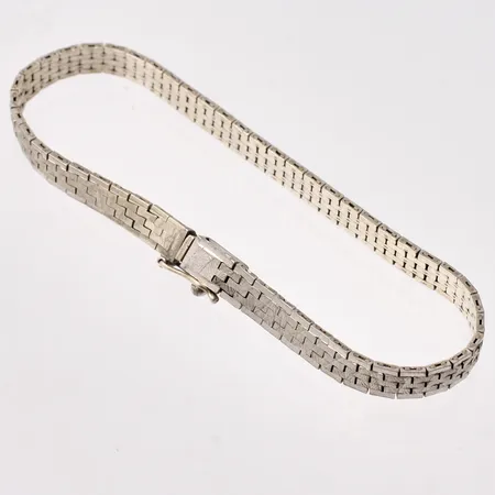  Armband i silver, 19cm, Korridor, bredd 5mm, 835/1000, vikt 12,16g.