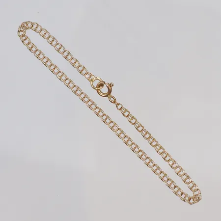 Armband bismarck, 18,5cm, bredd 3mm, 18K  Vikt: 2,1 g