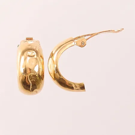 Örhängen, 17,5x8,5mm, bucklor, 18K, 4,6g.