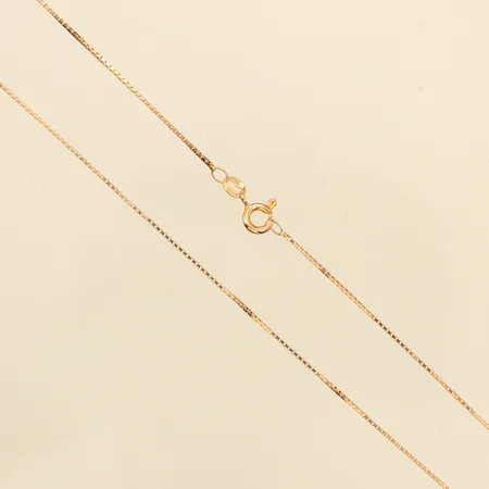 Kedja Venezia, längd 45,5cm, bredd 0,7mm, 18K  Vikt: 2,4 g