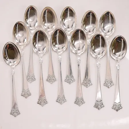 12 Skedar, 15cm, 830/1000 silver, 257,8g.