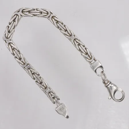 Armband, Kejsar, 23,5cm, bredd 7,2mm, 925/1000 silver Vikt: 70,5 g