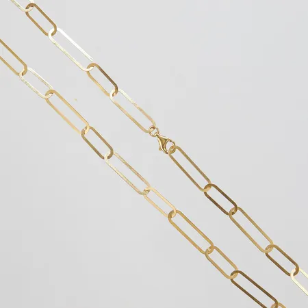 Collier, längd ca 44cm, bredd 5,5mm, 18K Vikt: 4,9 g