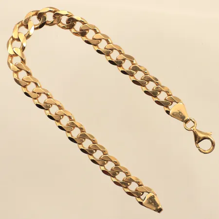 Armband Pansar, ca 18,5cm, bredd ca 7,3mm, Italien, 18K Vikt: 22 g
