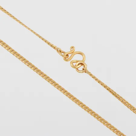 Collier, längd ca 53 cm, bredd 2.3 mm, Thai 96.5%. Vikt: 15,2 g