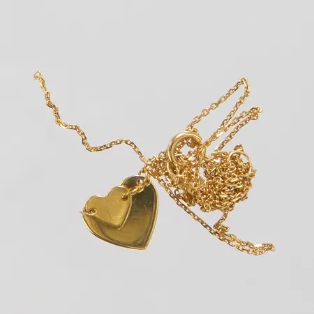 Collier, knutar, defekt, 18K Vikt: 1,7 g