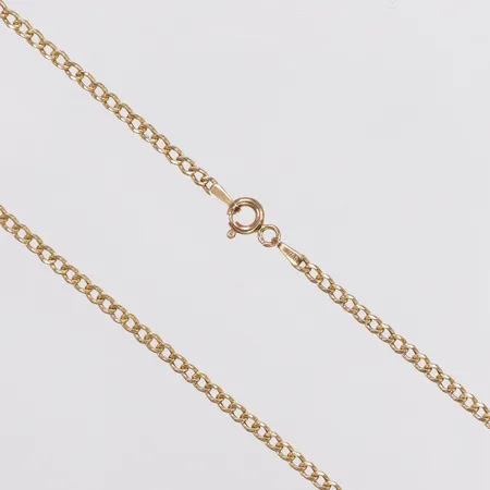 Kedja, manglad Pansar, Guldfynd, 51cm, bredd 2,1mm, 18K  Vikt: 2,7 g