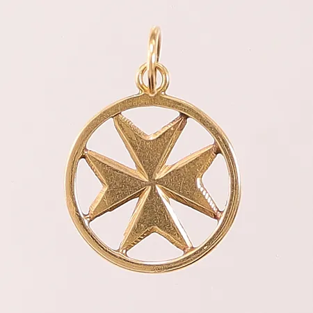 Hänge, frimurarorden, 23mm, 18K, 1,6g.