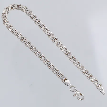 Armband, Marina, 19,8cm, bredd 4,5mm, 925/1000 silver Vikt: 7,2 g