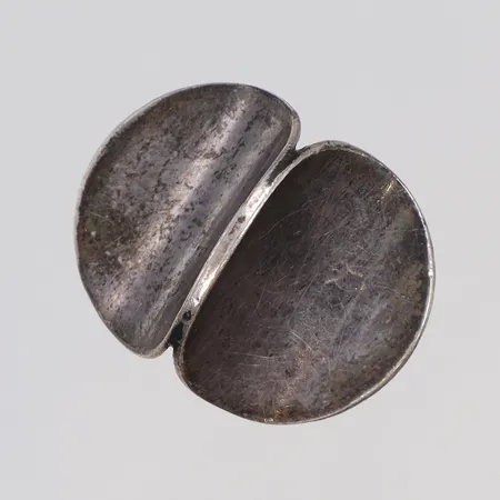 Ring stl 19 (reglerbar) bredd 2-20mm, något skev, Erik Granit, Helsingsfors Finland 1972, silver 925/1000 Vikt: 7,5 g
