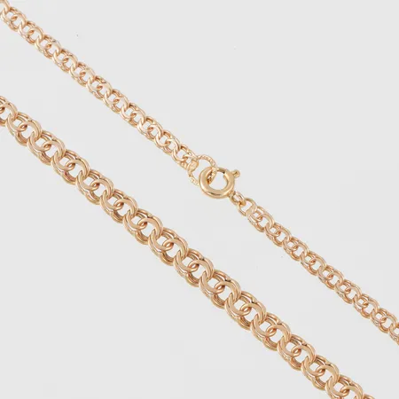 Collier Bismarck, längd 45 cm, bredd 2.9-4.8 mm, 18k. Vikt: 0 g