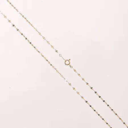 Kedja, 45cm, bredd: 1,9mm, 14K, 1,4g Vikt: 1,4 g