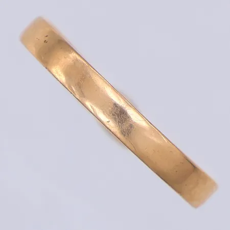 Ring, slät, stl 20¾, skev, repig, gravyr, 18K Vikt: 1,4 g