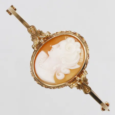 Armband, camé, ca 55x63mm, Petterssons år 1949, 18K  Vikt: 14,4 g