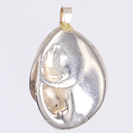 Hänge, 27x18mm inklusive hängöglan, lagad ögla, defekt, Silver 925/1000 Vikt: 6,2 g