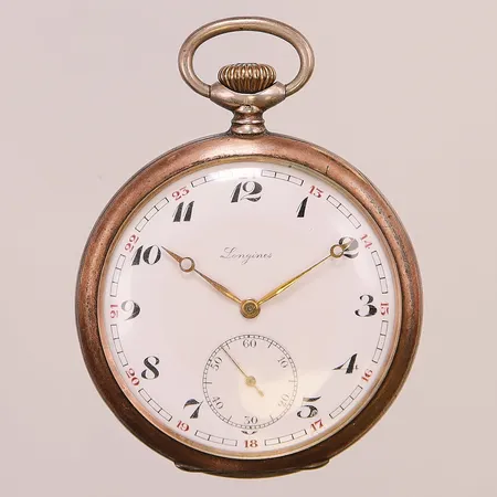 Fickur Longines 10 Grands Prix, 49mm, innerboett i silver, boett/verknr:5597899, 800/1000 Silver.