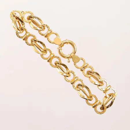 Armband, 18cm, bredd: 7,8mm, 21K, 8,4g.